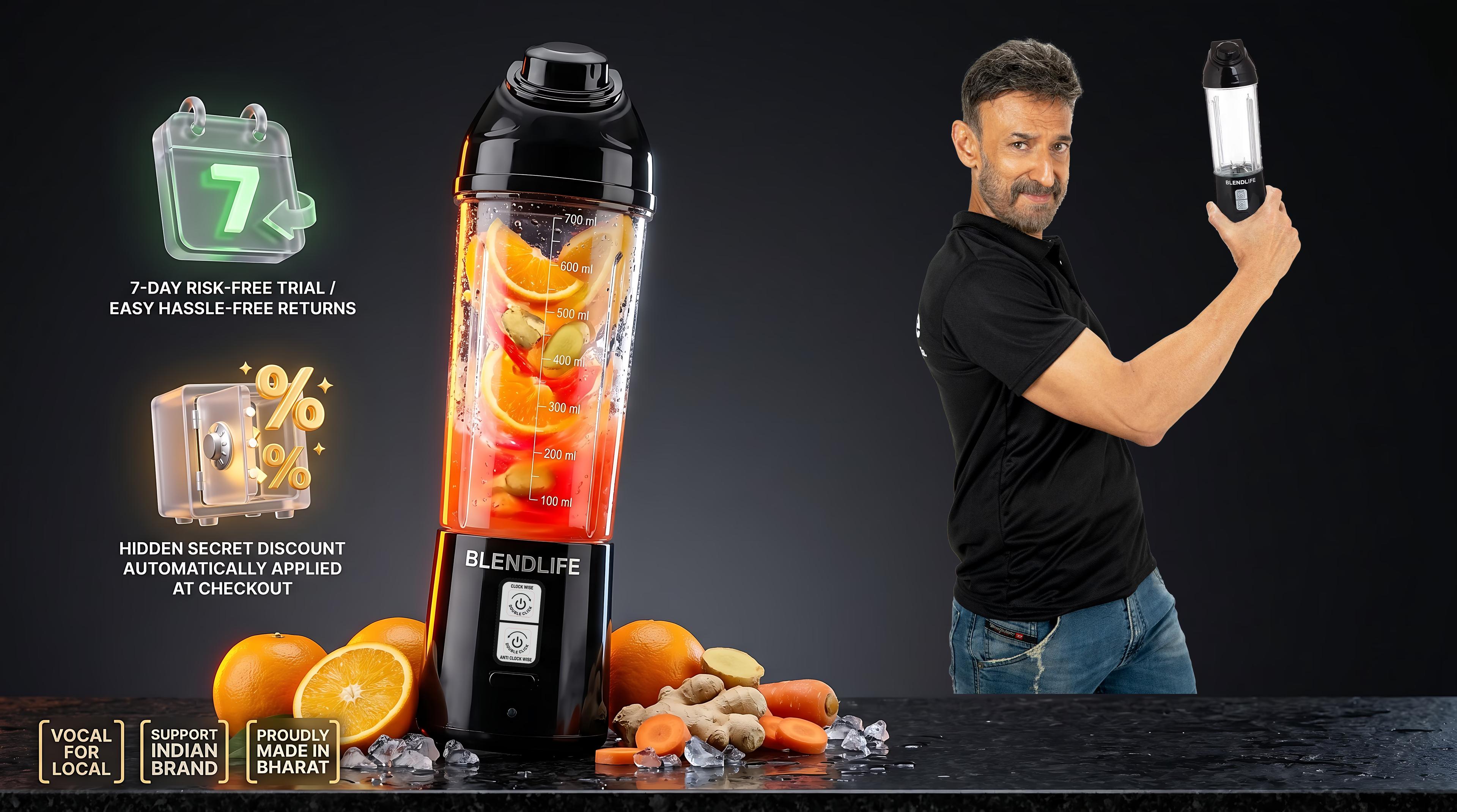 BlendLife BLAZE Portable Blender - 700ml banner