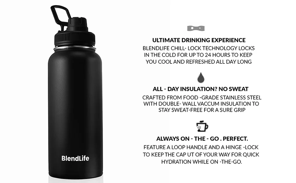 BlendLife Insulated Bottle 1L — feature image 1