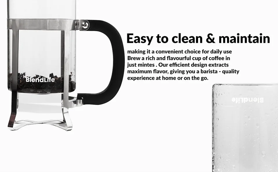 BlendLife French Press Coffee Maker (600ML) — feature image 3