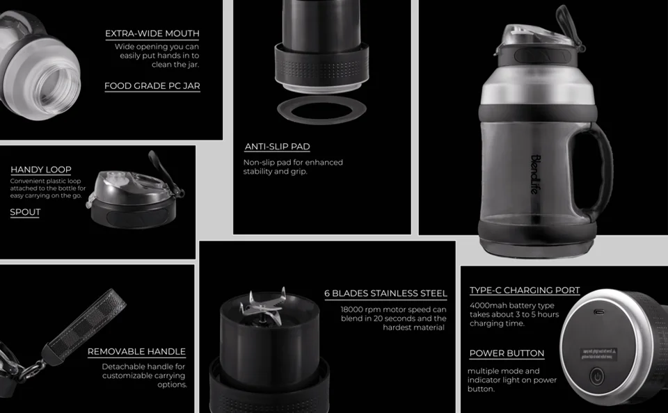 BlendLife Max Personal Blender (2000ML) — feature image 6