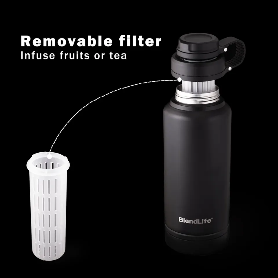BlendLife Double-Wall Insulated Bottle (Infuser + Storage) · thumbnail 5