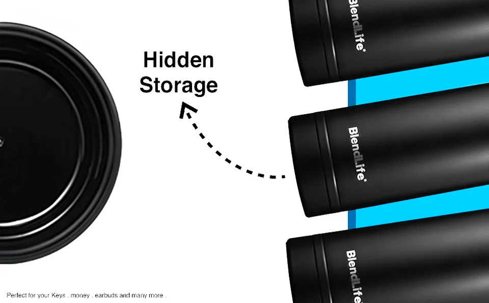 BlendLife Double-Wall Insulated Bottle (Infuser + Storage) — feature image 2