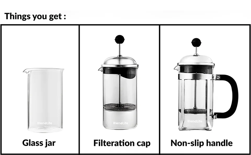 BlendLife French Press Coffee Maker (600ML) — feature image 6