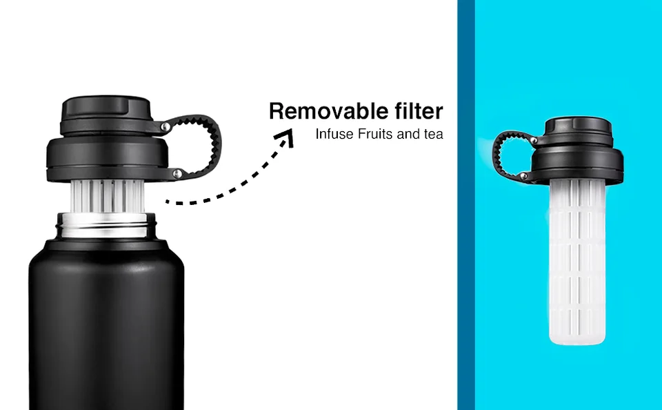 BlendLife Double-Wall Insulated Bottle (Infuser + Storage) — feature image 3