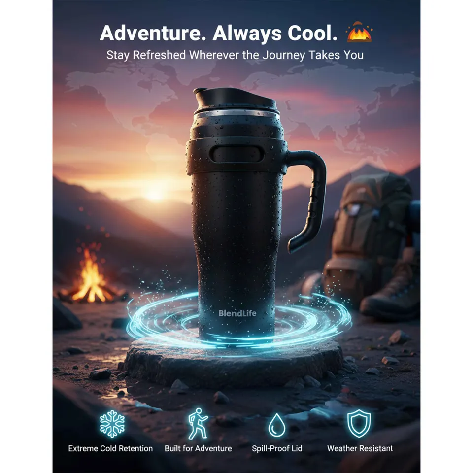 BlendLife Tumbler 1.2L · V2 Design · thumbnail 2