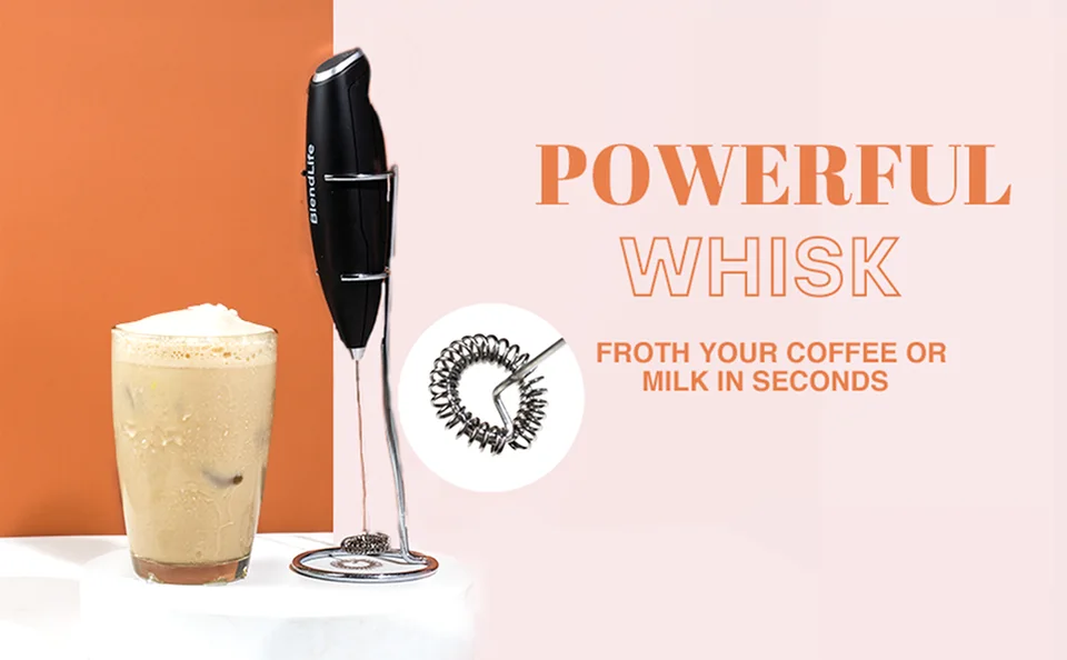 BlendLife Handheld Milk Frother - Black — feature image 2