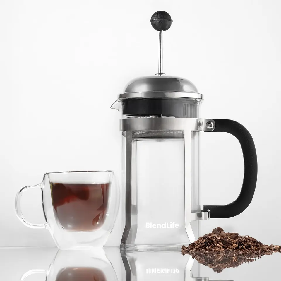 BlendLife French Press Coffee Maker (600ML) · thumbnail 6