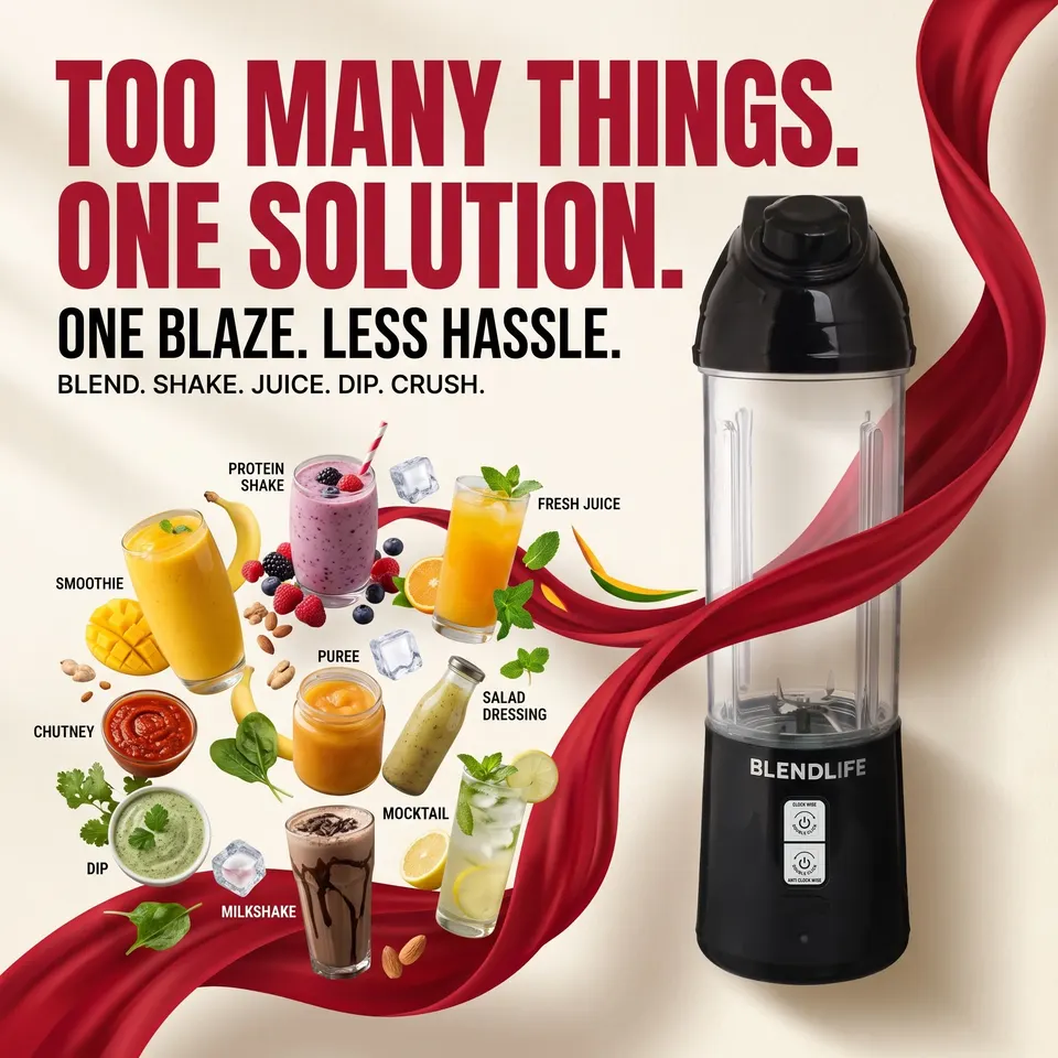 BlendLife BLAZE Portable Blender · thumbnail 9