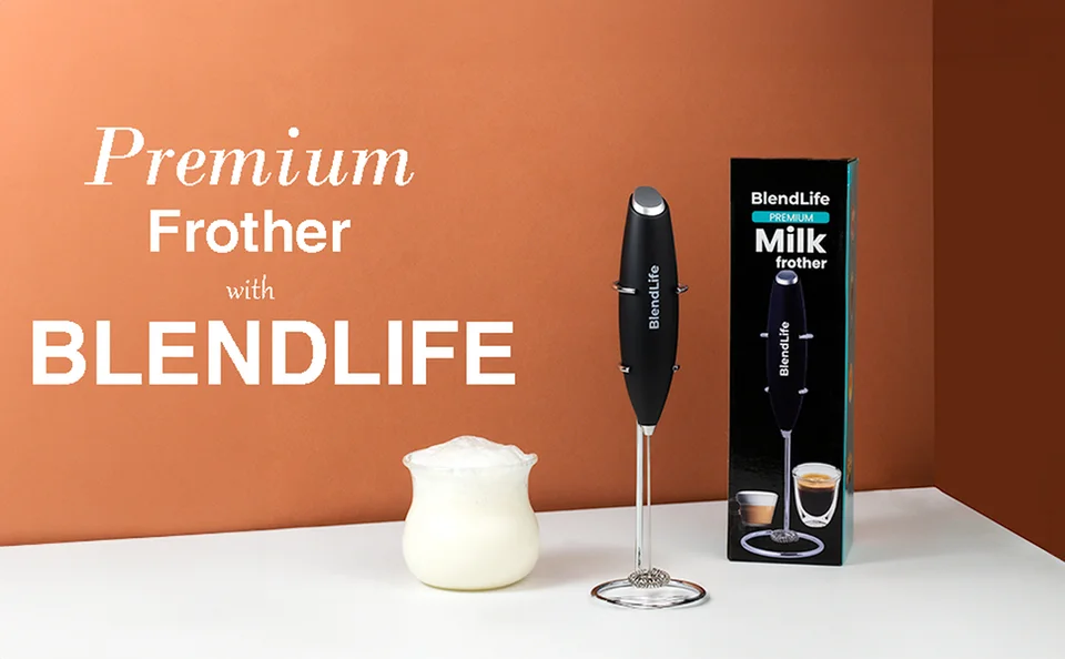 BlendLife Handheld Milk Frother - Black — feature image 5